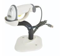 SIMPLETEK - Escáner Barcode USB con cable | Láser 1D, Ergonomía Ligera, Alcance Largo 63.5 cm | Soporte Incluido