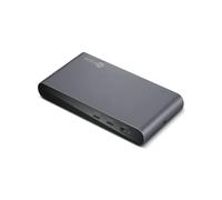SIMPLETEK - Estación de acoplamiento universal Business Dock 40B3 Type-C Thunderbolt | 2 x USB-C, 3 x USB-A, DisplayPort, HDMI, cable deslizante 90 W incluido