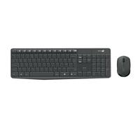 SIMPLETEK - Kit de ratón y teclado inalámbrico de 2,4 GHz | QWERTY Layout italiano | Seguimiento óptico, receptor nano USB