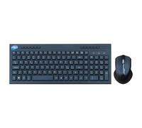 SIMPLETEK - Kit teclado y ratón inalámbricos TC-740W, disposición italiana QWERTY, Plug-and-Play, 800/1200/1600 dpi, receptor nano USB