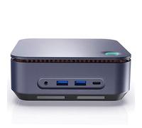 Simpletek Mini PC Core i5 1135G7 hasta 4,20 GHz Windows 11 | 8 GB RAM DDR4 240 GB SSD M.2 | WiFi + BT - HDMI + DP + TypeC + Lector de huellas de ordenador fijo + Soporte VESA