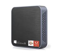 SIMPLETEK Mini PC Windows 11 Pro AMD Max 3.30 GHz 16 GB RAM DDR4 480 GB SSD M.2 WiFi + BT | TypeC + HDMI + DP | Ordenador de sobremesa fijo + soporte VESA