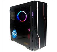 SIMPLETEK Ordenador fijo para ordenador de sobremesa Torre Gaming Intel Core I5 3470 Quad Core hasta 3,6 GHz Graphic Gaming Case RGB RX 550 Aero RX OC 4GB GDDR5 (RAM 8GB SSD 120GB HDD 1TB)