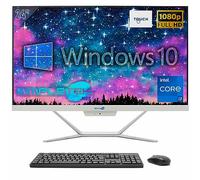 SIMPLETEK - Ordenador PC All in One Touch 24'' | Core i7 | Windows 10 Pro | 4GB RAM SSD 120GB | Webcam 2K | Pantalla táctil