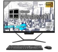 SIMPLETEK - Ordenador todo en uno de 24" Full HD Touch Core i3 10th GEN | Windows 11 | 16GB RAM - SSD 960GB | Cámara web 2K integrada WiFi HDMI serie RS232