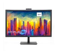 SIMPLETEK - Pantalla táctil HD+ de 19'' Monitor Ordenador | Con cámara web, micrófono y altavoz integrados | Pantalla táctil HD Ordenador | HDMI VGA