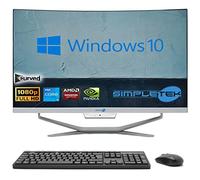 SIMPLETEK - PC All in One con pantalla curva de 24 pulgadas Core i5 Windows 10 | 16 GB RAM SSD 480 GB | Trabajo, Entretenimiento