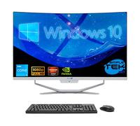 SIMPLETEK - PC All in One con pantalla curva de 27 pulgadas, Core i3, tarjeta gráfica GTX1650, 4 GB, Windows 10, 32 GB de RAM, SSD de 2 TB, para trabajo, juegos