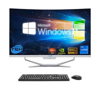 SIMPLETEK - PC All in One con pantalla curva de 27 pulgadas, Core i7, tarjeta gráfica RX550, 4 GB, Windows 11, 16 GB de RAM, SSD de 960 GB, para trabajar y jugar