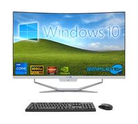 SIMPLETEK - PC All in One con pantalla curva de 27 pulgadas, Core i7, tarjeta gráfica RX550, 4 GB, Windows 10, 16 GB de RAM, SSD de 960 GB, para trabajar y jugar