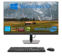 SIMPLETEK - PC All in One Display 27" Windows 10 | Core i3 12°Gen | 16GB RAM DDR4 SSD 480GB | Trabajo y Entretenimiento