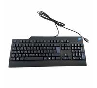 SIMPLETEK Preferred Pro SD50K28607 Teclado francés AZERTY | Cableado vía USB tipo A | 104 teclas, 3 secciones | Negro