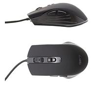 Simpletek Ratón óptico para videojuegos ergonómico con cable USB de 7 teclas programables Sensor Instant A825 7200 DPI Switch | Negro Iluminación LED RGB eSports