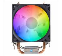Simpletek - Sistema de refrigeración por aire CPU Socket 2011/115x/1366 y AMD | Disipador de calor para procesador | RGB | 1800 RPM | 95W | 30,000 horas de vida | 2 Copper Heat Pipe