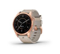 SIMPLETEK - Smartwatch Multisport GPS Titanio Zafiro Solar 42 mm Oro Rosa | Pantalla 1.20" 3000 nit, pulsómetro GPS, carga solar, titanio 42 mm, mapas topográficos, 32 GB de memoria interna