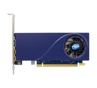 SIMPLETEK - Tarjeta gráfica dedicada 4 GB GDDR6 PCIe 4.0, doble soporte, diseño de perfil bajo, color azul