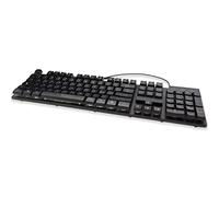 SIMPLETEK - Teclado de Gaming Colorido Cableado PC Fijo Membrana | Negro, RGB, USB