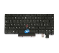 SIMPLETEK - Teclado QWERTY italiano retroiluminado compatible con T480 T470 A475 A485 con marco y trackpoint