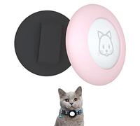 SimpleThings 2022 Airtag Soporte para Collar de Gato, pequeño Soporte para Collar de Gato Compatible con Apple Airtag, 2 Fundas Protectoras Impermeables para Collar de Mascotas en un Plazo de 1 cm
