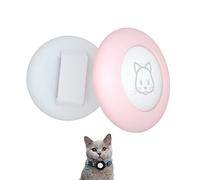 SimpleThings 2022 Airtag Soporte para Collar de Gato, pequeño Soporte para Collar de Gato Compatible con Apple Airtag, 2 Fundas Protectoras Impermeables para Collar de Mascotas en un Plazo de 1 cm