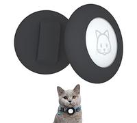 SimpleThings 2022 Airtag Soporte para Collar de Gato, pequeño Soporte para Collar de Gato Compatible con Apple Airtag, 2 Fundas Protectoras Impermeables para Collar de Mascotas en un Plazo de 1 cm