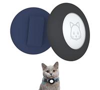 SimpleThings 2022 Airtag Soporte para Collar de Gato, pequeño Soporte para Collar de Gato Compatible con Apple Airtag, 2 Fundas Protectoras Impermeables para Collar de Mascotas en un Plazo de 1 cm
