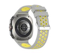 SimpleThings Brazalete deportivo de silicona para Samsung Galaxy Watch 7 Ultra, poroso, impermeable, transpirable, correa de repuesto compatible con Galaxy Watch 7 Ultra 47 mm Hombres Mujeres Work Out