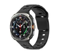 SimpleThings Brazalete deportivo de silicona para Samsung Galaxy Watch 7 Ultra, poroso, impermeable, transpirable, correa de repuesto compatible con Galaxy Watch 7 Ultra 47 mm Hombres Mujeres Work Out