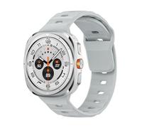 SimpleThings Brazalete deportivo de silicona para Samsung Galaxy Watch 7 Ultra, poroso, impermeable, transpirable, correa de repuesto compatible con Galaxy Watch 7 Ultra 47 mm Hombres Mujeres Work Out