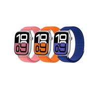 SimpleThings Correa deportiva de nailon compatible con Apple Watch, 46 mm, 45 mm, 44 mm, 42 mm, 41 mm, 40 mm, 38 mm, correa deportiva para iWatch Serie 11 10 9 8 7 6 5 4 3 2 1 SE Mujer Hombre