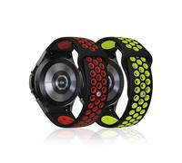 SimpleThings Correa deportiva de silicona para Galaxy Watch 7/6/5/4 40 mm 44 mm pulsera no gap para Samsung Galaxy Watch 6 4 Classic/5 Pro 45 mm banda hombre mujer