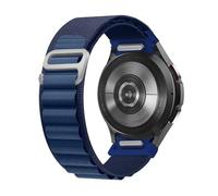 SimpleThings Correa deportiva One-Click No Gap para Samsung Galaxy Watch 6/5/4 (40 mm 44 mm), Galaxy Watch 5 Pro 45 mm, Galaxy Watch 6/4 Classic (47 mm, 43 mm/42 mm, 46 mm), nailon ajustable, 21