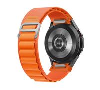 SimpleThings Correa deportiva One-Click No Gap para Samsung Galaxy Watch 6/5/4 (40 mm 44 mm), Galaxy Watch 5 Pro 45 mm, Galaxy Watch 6/4 Classic (47 mm, 43 mm/42 mm, 46 mm), nailon ajustable, 21