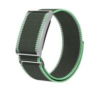SimpleThings Correa para Amazfit Helio Strap con carcasa de metal, correa de nailon elástica y ajustable, compatible con Zepp Amazfit Helio Strap Fitness Tracker, Nailon