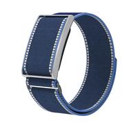 SimpleThings Correa para Amazfit Helio Strap con carcasa de metal, correa de nailon elástica y ajustable, compatible con Zepp Amazfit Helio Strap Fitness Tracker, Nailon