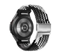 SimpleThings One Click No Gap - Pulsera trenzada compatible con Samsung Galaxy Watch 7/6/5/4 (40 mm 44 mm), Galaxy Watch 5 Pro 45 mm, Galaxy Watch 6/4 Classic (47 mm, 43 mm, 42 mm, 46 mm) para hombres