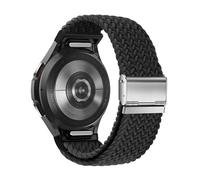 SimpleThings One-Click No Gap Pulsera trenzada compatible con Samsung Galaxy Watch 7/6/5/4 (40 mm 44 mm)/5 pro 45 mm/6 4 Classic (47 mm 43 mm/42 mm 46 mm) para hombres y mujeres