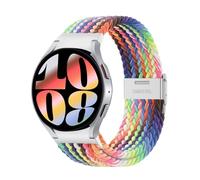 SimpleThings One-Click No Gap Pulsera trenzada compatible con Samsung Galaxy Watch 7/6/5/4 (40 mm 44 mm)/5 pro 45 mm/6 4 Classic (47 mm 43 mm/42 mm 46 mm) para hombres y mujeres