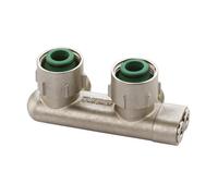 Simplex Conector 3/4" Esquina Desviador Sin Cruce Radiador Calefacción
