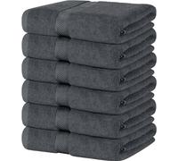 Simpli-Magic 79405 - Toallas de baño, Color Gris, Toallas de 25 x 50 Pulgadas para Piscina, SPA y Gimnasio, Toallas Ligeras y Altamente absorbentes, de Secado rápido