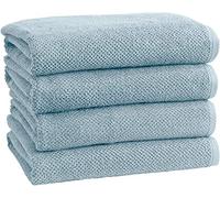 Simpli-Magic 79456 Popcorn - Toallas de baño texturizadas, Paquete de 4, Color Azul