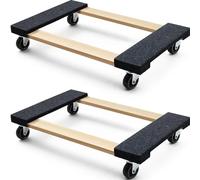 SIMPLI-MAGIC 79545 30 Pulgadas x 18 Pulgadas. Ruedas giratorias para Muebles de Madera Dura, Ruedas giratorias para Mover Muebles de Madera Dura, 2 Libras de Capacidad, Paquete de Dos