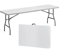 Simpli-Magic 79581 - Mesa Plegable (2,4 m), Color Blanco, Blanco, 8 Feet