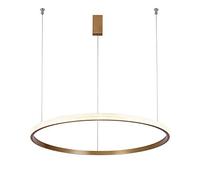 Simplicidad Europea Sala de Estar Lámpara Colgante Circular K9 Iluminación Interior Moderna Art Deco Pantalla de acrílico LED Moderna Lámpara Colgante Acabado Cromado Pantalla de Metal Araña de