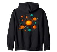 Simplicidad Solar Minimalista Sudadera con Capucha