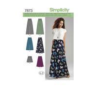 Simplicity 1069 (caña Ancha, Tallas D5 4/6/8/10/12 "O Pantalones y Faldas en 2 Longitudes Patrón de Costura