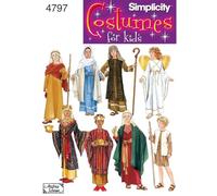 Simplicity 4797 A - Patrón de Costura para Disfraces Infantiles