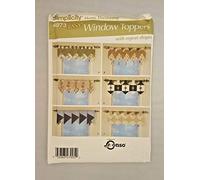 Simplicity 4973 Window Toppers Valance Home Decorating Sewing Pattern