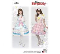 Simplicity 8444 Misses Lolita Disfraz Patrón de Costura Talla 4-12 & 12-20