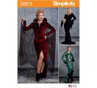 Simplicity 8973 Misses Disfraz Vestido Leggings & Patrón de Costura Tallas 6-14